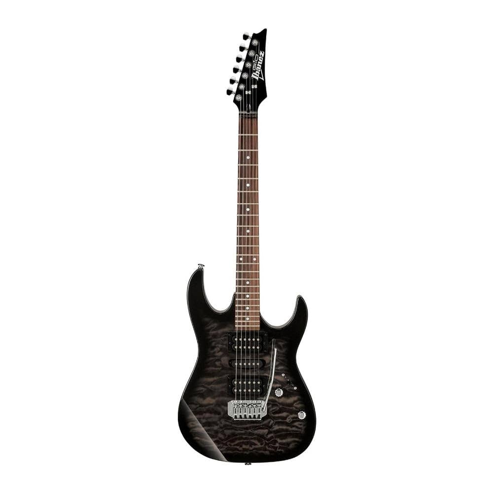 ギター Ibanez GIO GRX70QA/TKS Amazon.com: Ibanez GIO Series GRX70QA - Transparent Black